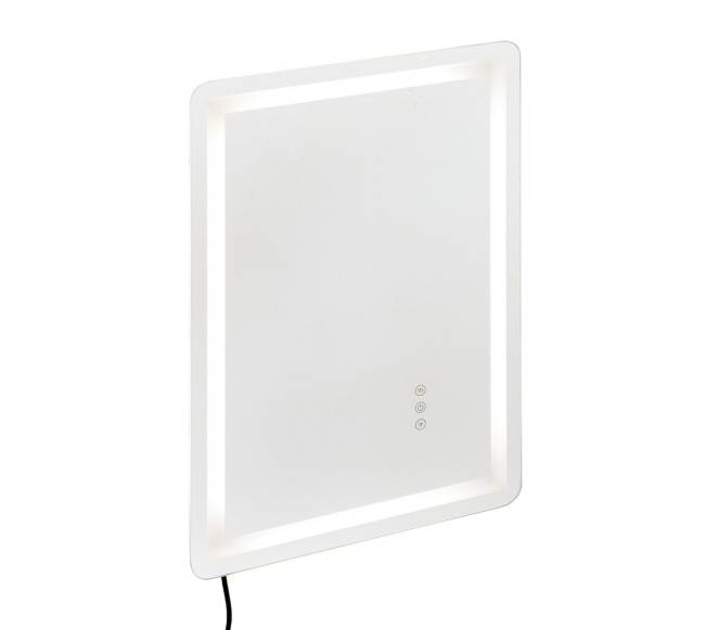 LED vonios veidrodis su trimis spalvomis ir antirūko funkcija 50 x 70 cm8