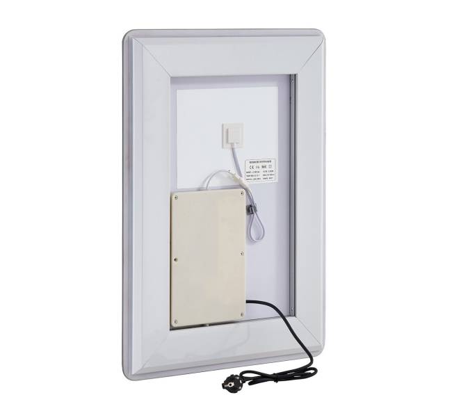 LED vonios veidrodis su trimis spalvomis ir antirūko funkcija 50 x 70 cm9