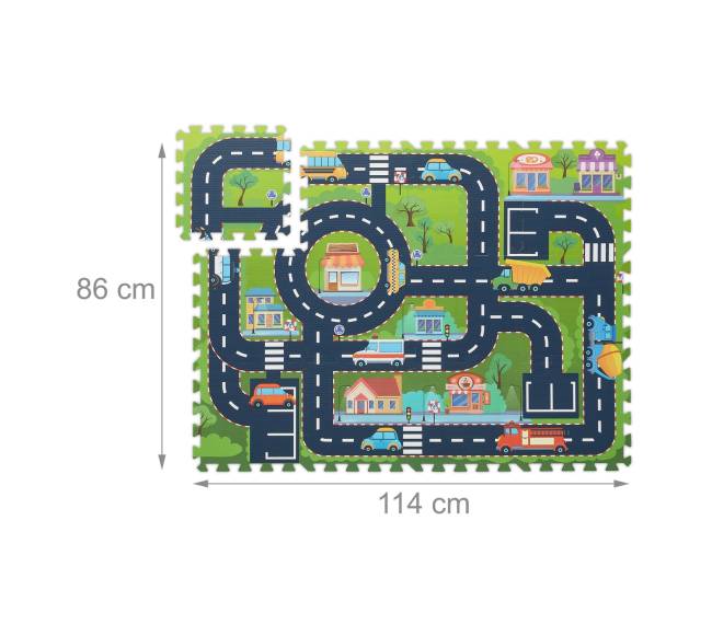 Dėlionės kilimėlis miesto žemėlapis3