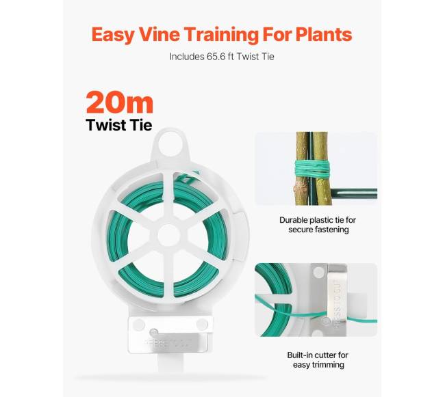 Sulankstoma metalinė agurkų atrama sodo darbams4
