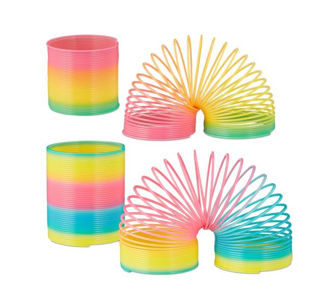 4 dalių vaivorykštinių spiralių rinkinys0