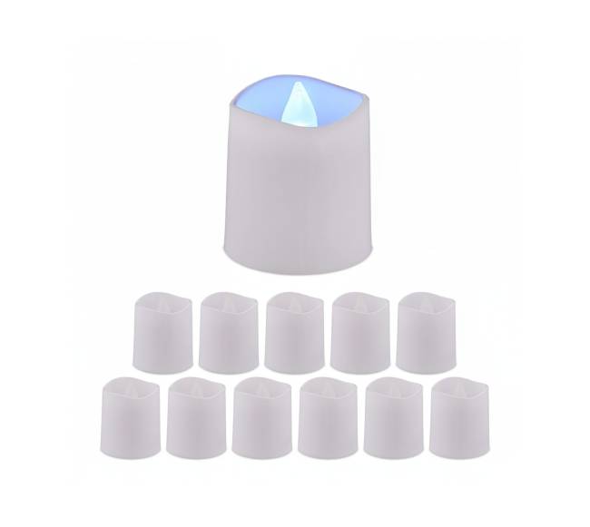 12x LED žvakės7