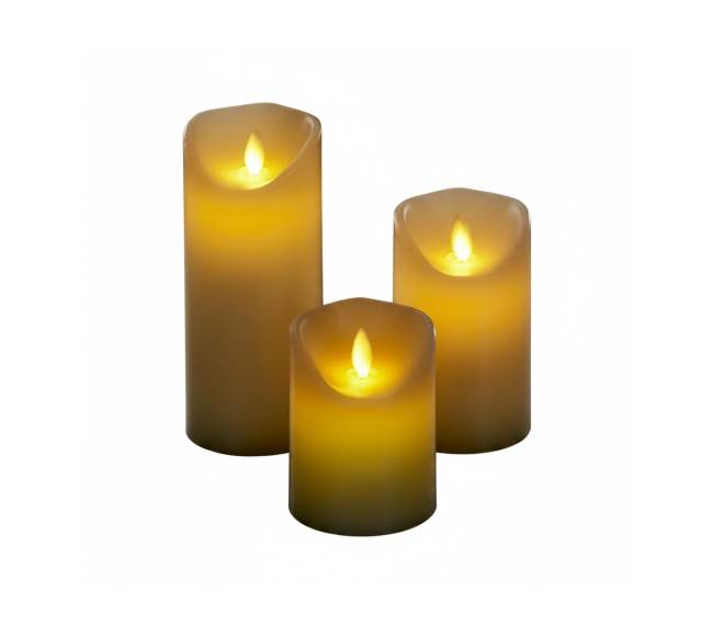 3 LED žvakių rinkinys7