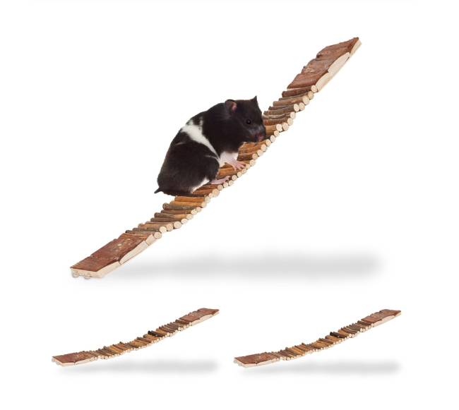 3 dalių graužikų žaislo pakabinamas tiltas0