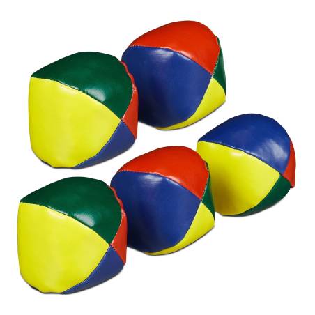 5x žongliravimo kamuoliukų rinkinys0