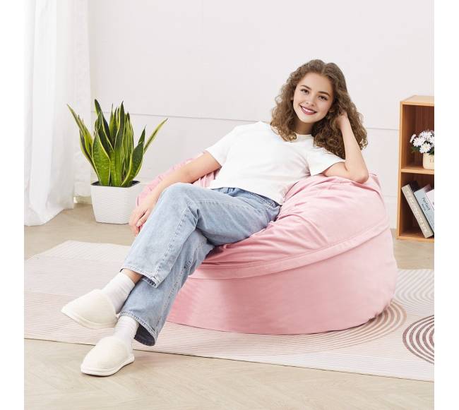 Apvali 3 pėdų sėdmaišis su užvalkalu7