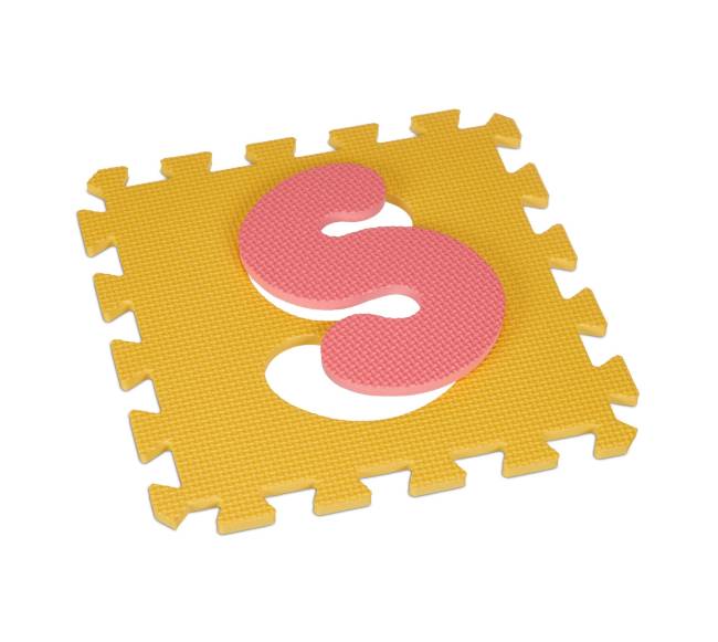Spalvingas dėlionės kilimėlis ABC ir skaičiai8