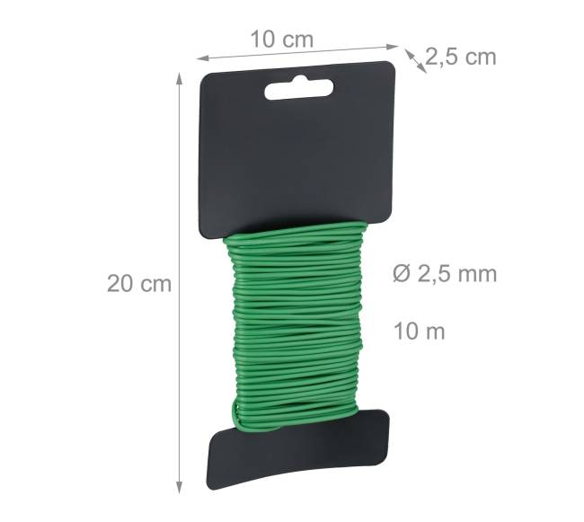 10 sodo vielų rinkinys 2,5 mm x 10 m3