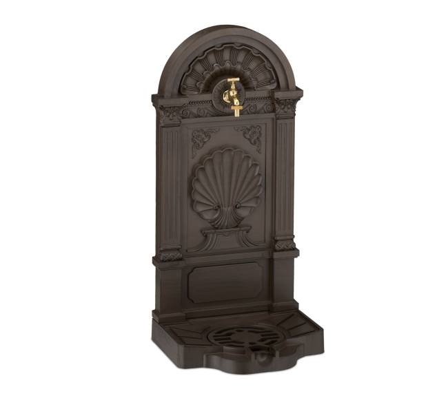 Vandens fontanas su kriauklės ornamentu0