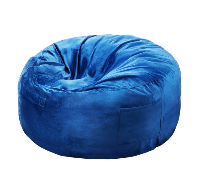 Apvali mėlyna sėdmaišė 3 pėdų8