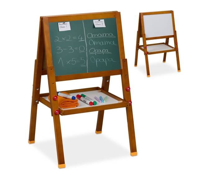 Vaikiška 2-in-1 piešimo lenta0