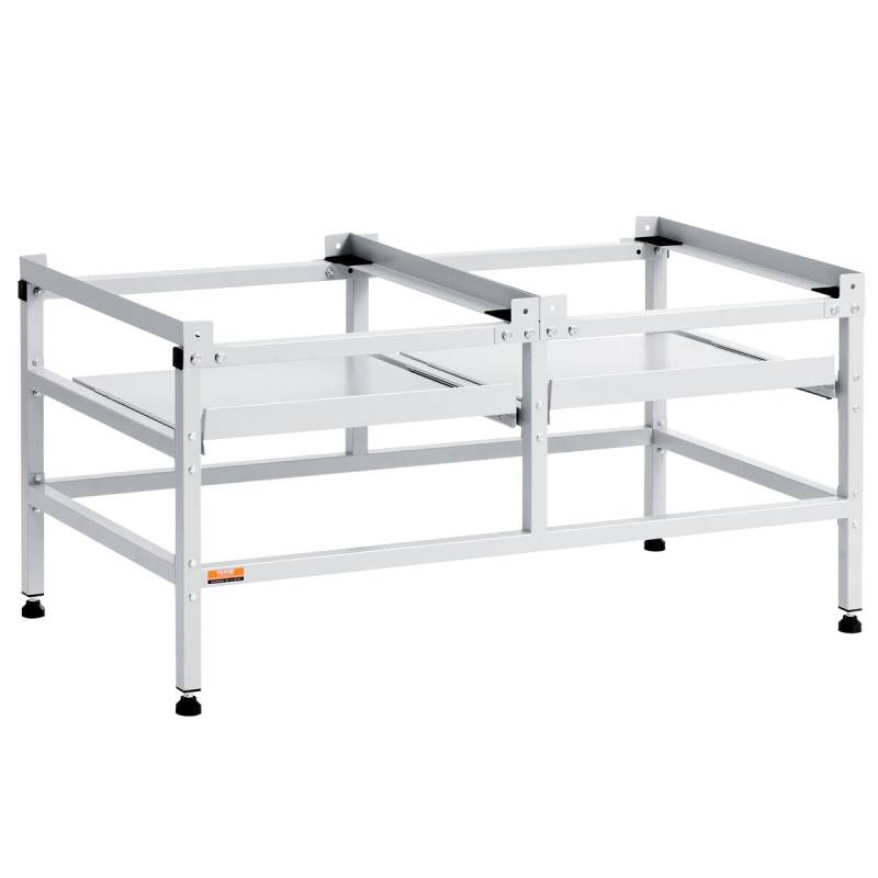 Skalbimo mašinos pastovas su dviguba lentyna0