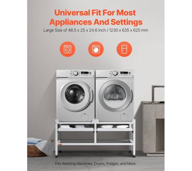 Skalbimo mašinos pastovas su dviguba lentyna3