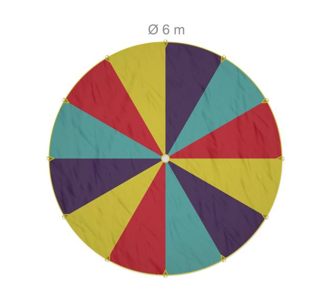 Sūpynių audeklas Ø 600 cm3