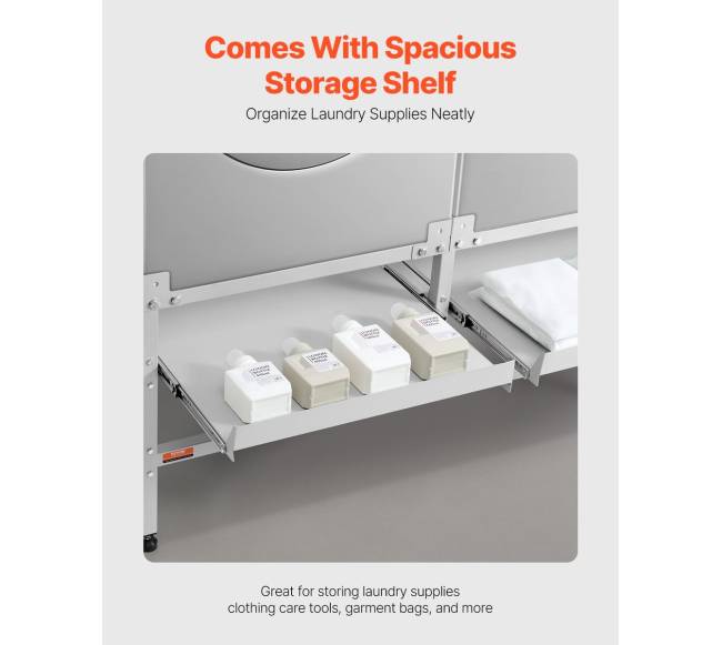 Skalbimo mašinos pastovas su dviguba lentyna5