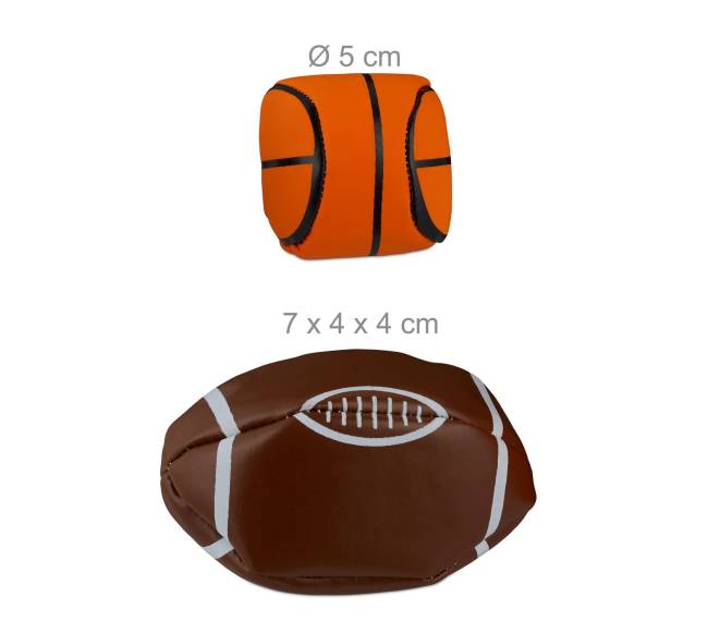 24 sportinių žongliravimo kamuoliukų rinkinys3