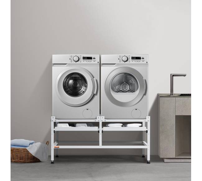 Skalbimo mašinos pastovas su dviguba lentyna7