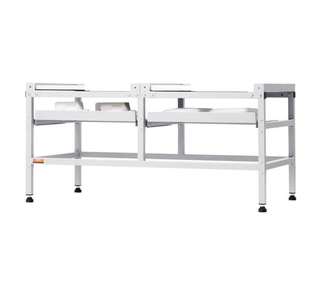 Skalbimo mašinos pastovas su dviguba lentyna10