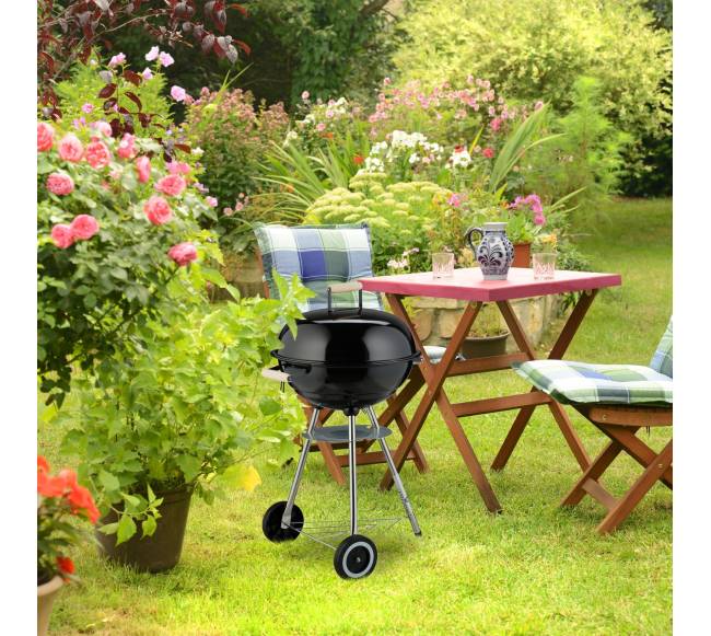 Nešiojama kepsninė „Kettle“ tipo BBQ grilis1