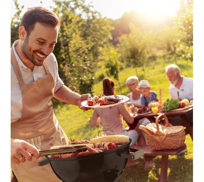 Nešiojama kepsninė „Kettle“ tipo BBQ grilis2