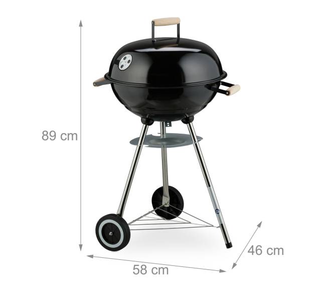 Nešiojama kepsninė „Kettle“ tipo BBQ grilis3
