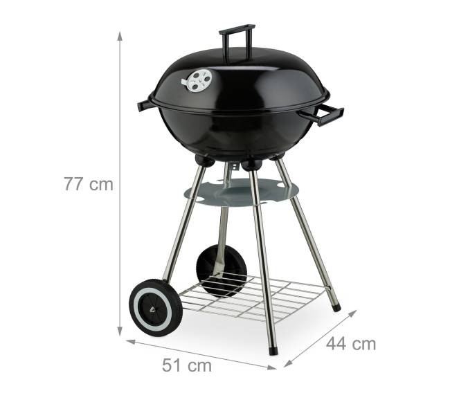 Didelė katilo tipo BBQ kepsninė ant ratukų3