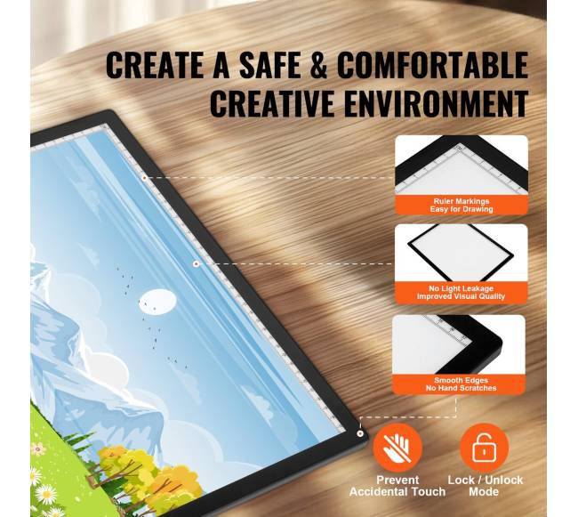 A3 LED šviestlentė su įkraunamu elementu5