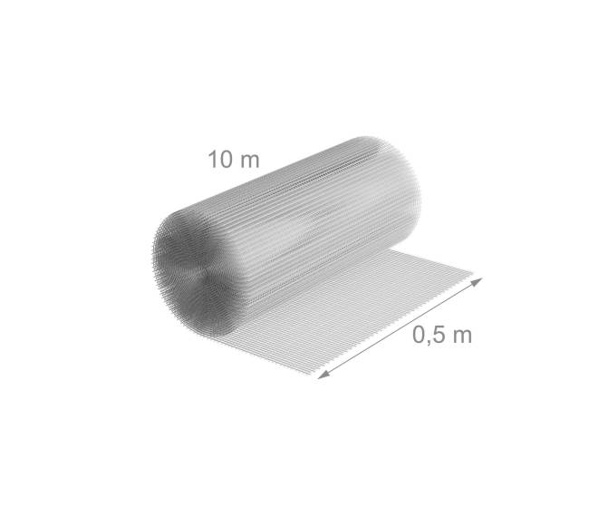 Voljero tinklas 6,3 x 6,3 mm3