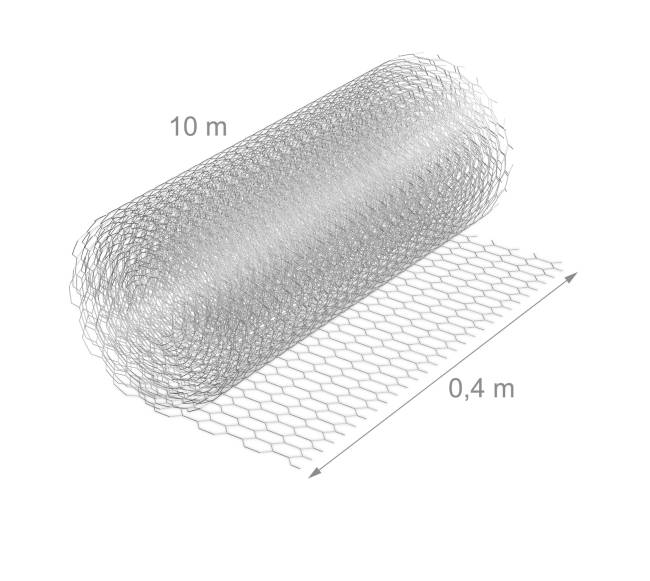 Vielinės tvoros tinklas 15 x 25 mm3