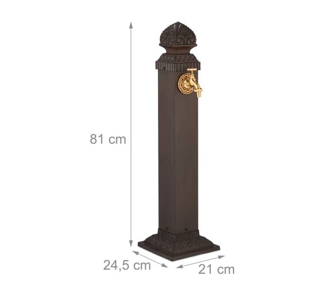 Antikvarinis kolonos fontanas 81 cm3