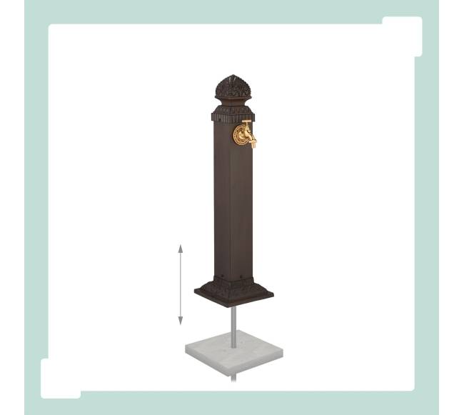 Antikvarinis kolonos fontanas 81 cm4