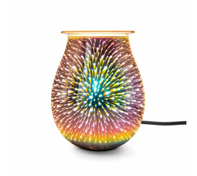 Candle Brothers elektrinė aromalempė, stiklinė, 16 x 21 cm0