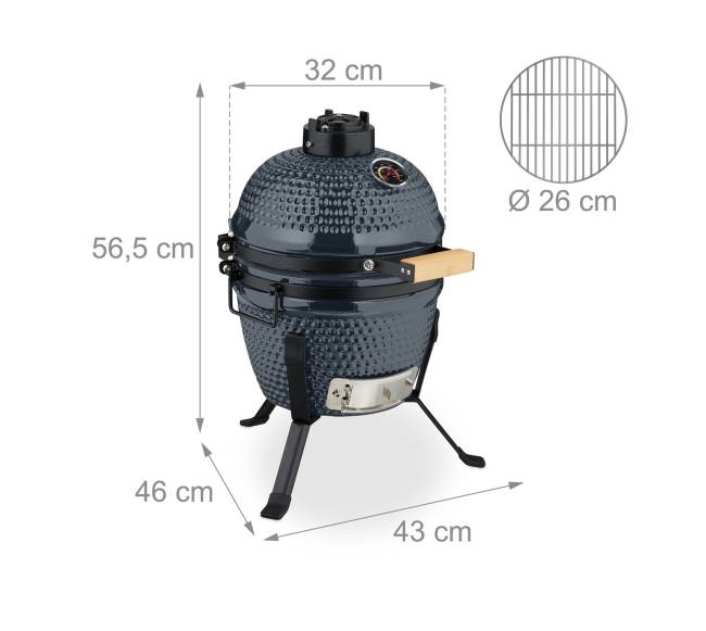 Keraminė „Kamado“ kepsninė3