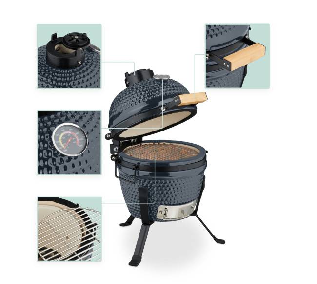 Keraminė „Kamado“ kepsninė5