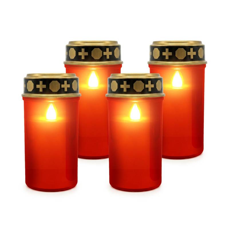 4 LED kapų žibintų rinkinys0