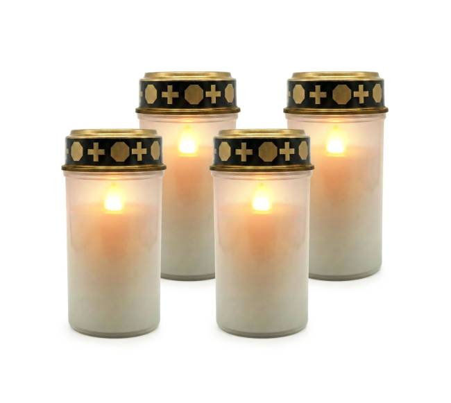 4 LED kapų žibintų rinkinys0
