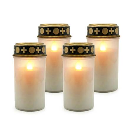 4 LED kapų žibintų rinkinys0