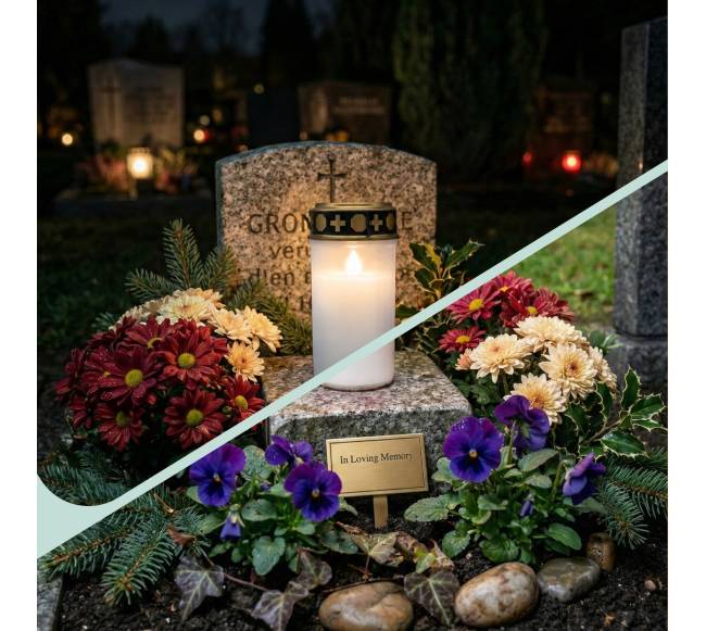 4 LED kapų žibintų rinkinys2