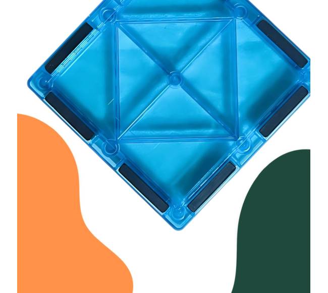 100 magnetinių konstruktorių kaladėlių rinkinys6