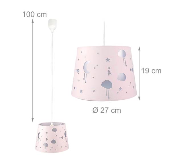 Pakabinamas šviestuvas vaikų kambariui „Night Sky“3