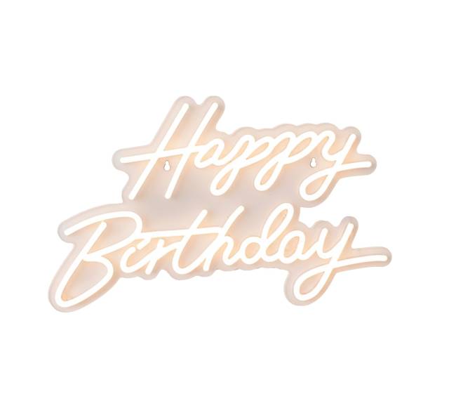 LED ženklas Happy Bday0