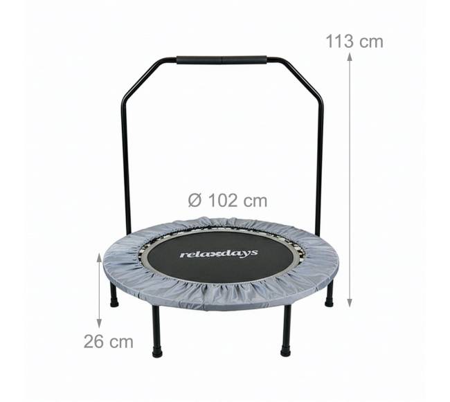Tramplinas su saugos rankena Ø 102 cm3