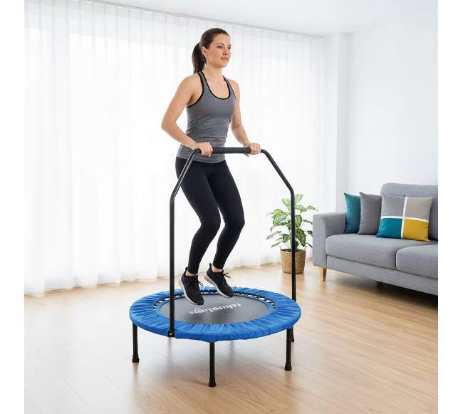 Trampolinas su saugos rankena Ø 102 cm2