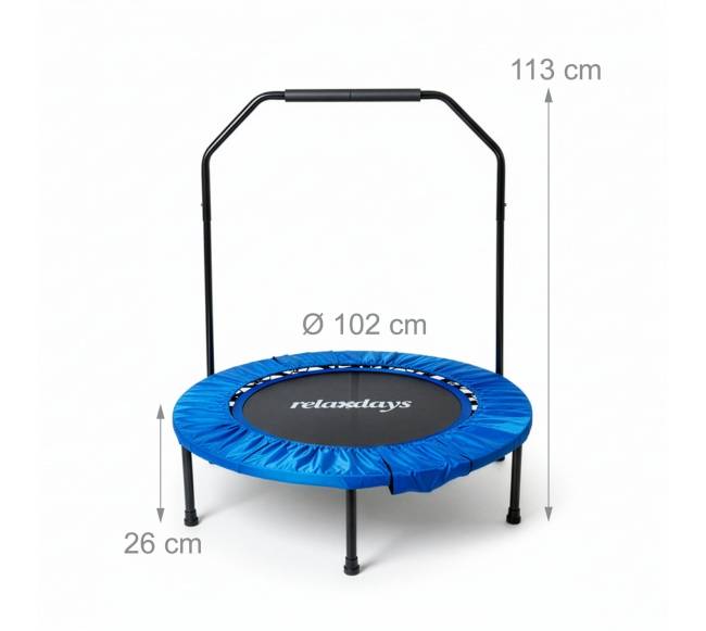 Trampolinas su saugos rankena Ø 102 cm3