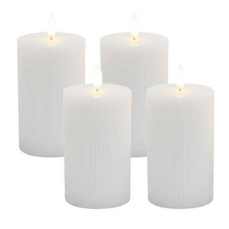 4 LED vaškinės žvakės0