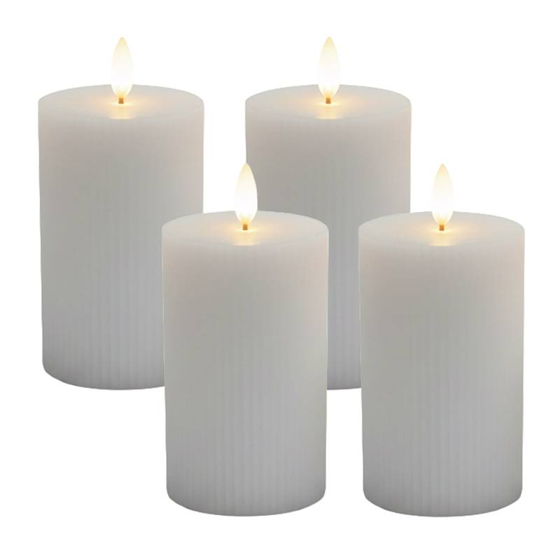 4 LED vaško žvakės0