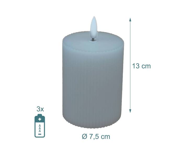 4 LED vaško žvakės3