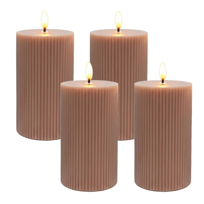 4 LED vaškinės žvakės0