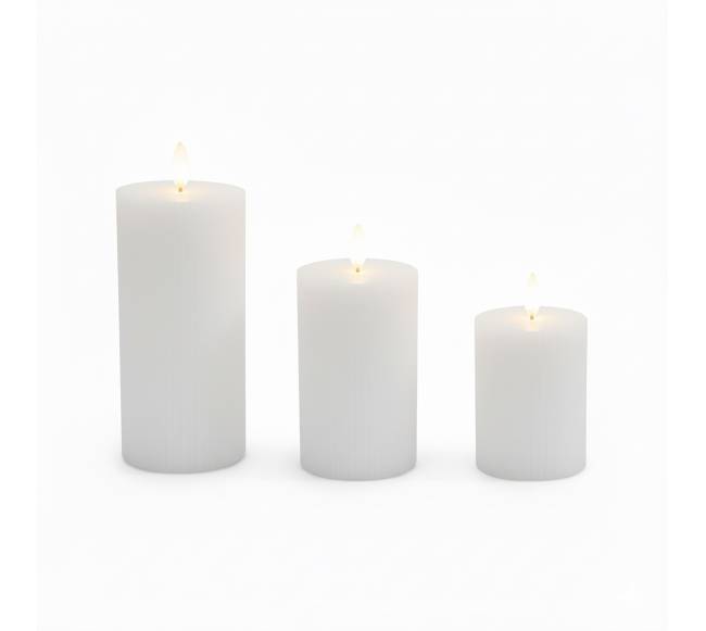 3 LED žvakės0