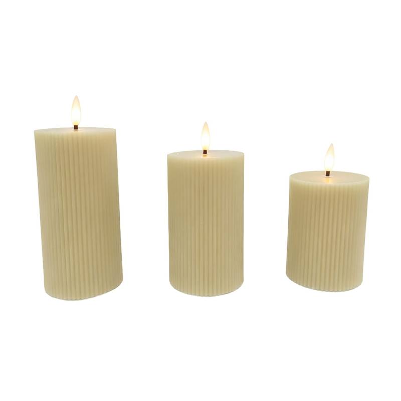 3 LED žvakės0